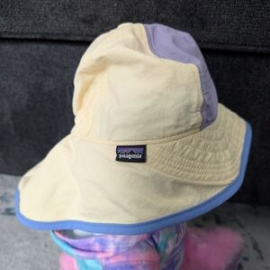 Patagonia Pastel Bucket Hat - Yellow & Lavender Trim